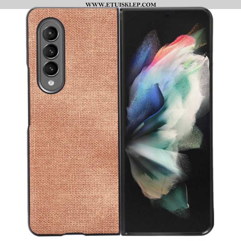 Futerały do Samsung Galaxy Z Fold 4 Tkana Sztuczna Skóra